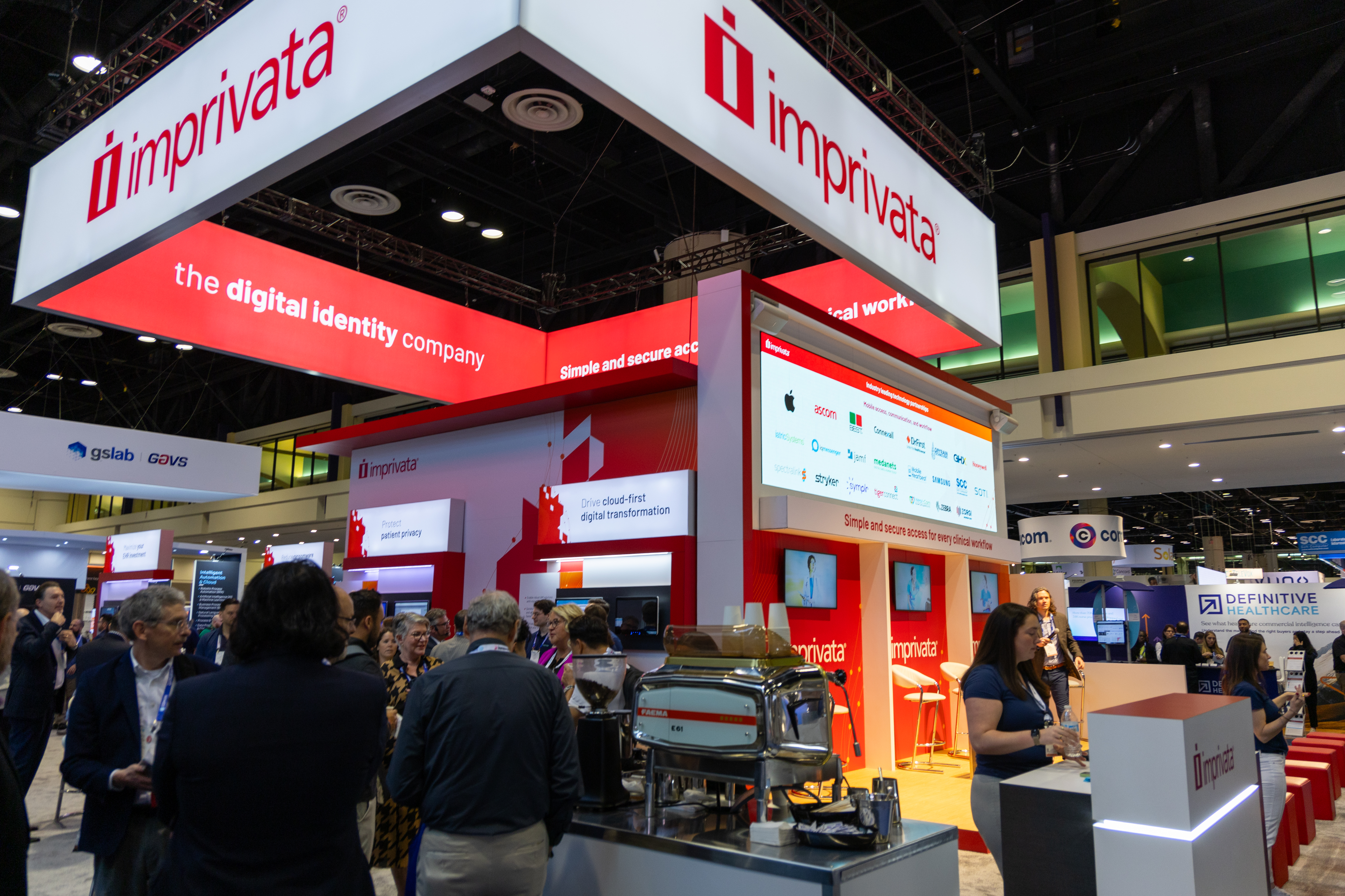 Imprivata booth at HIMSS24